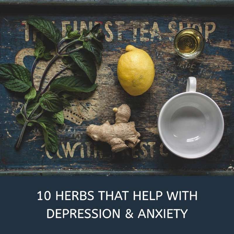 10 Herbs That Help With Depression & Anxiety