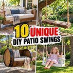 10 Unique DIY Patio and Garden Swings