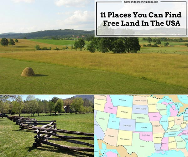 11 Places You Can Find Free Land In The USA