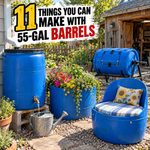 11 Things You Can Make Using 55 Gallon Plastic Barrels