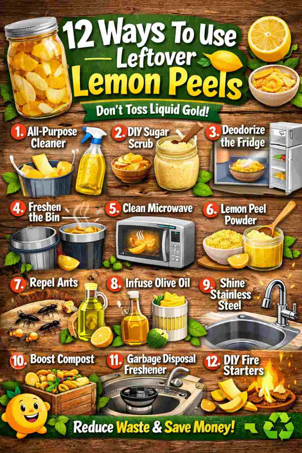 Used Up Lemon Rinds 10 + Ways To Use Leftover Lemon Peels