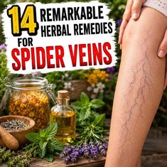 14 Remarkable Herbal Remedies For Spider Veins 14 Remarkable Herbal Remedies For Spider Veins