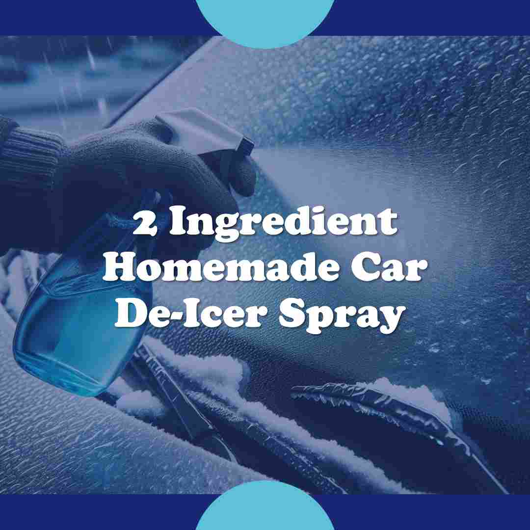2 Ingredient Homemade Car De-Icer Spray 