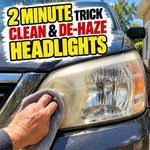 2 Minute Trick To Clean/De-Haze Headlights
