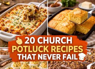 20 Church Potluck Recipes That Never Fail (Easy Crowd-Pleasing Ideas) 20 Church Potluck Recipes That Never Fail 🙌🍽️