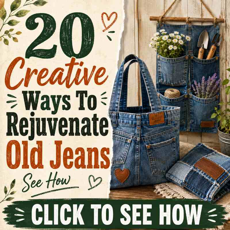 20 Creative Ways To Rejuvenate Old Jeans