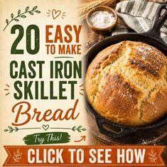20 Easy To Make Cast Iron Skillet Bread Recipes 20 Easy To Make Cast Iron Skillet Bread Recipes