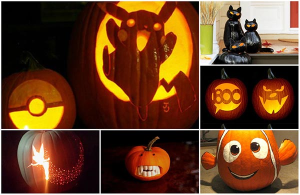 20 DIY Pumpkins Carving and Decor Ideas for Halloween