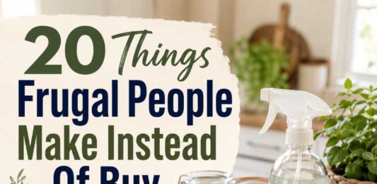 20 Things Frugal People Make Instead Of Buy
