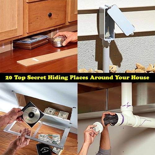 20 Top Secret Hiding Places Around Your House