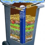 Free Hot Water from Compost Wheelie Bin