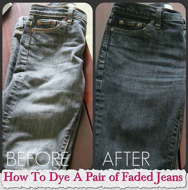 How To Dye A Pair of Faded Jeans How To Dye A Pair of Faded Jeans