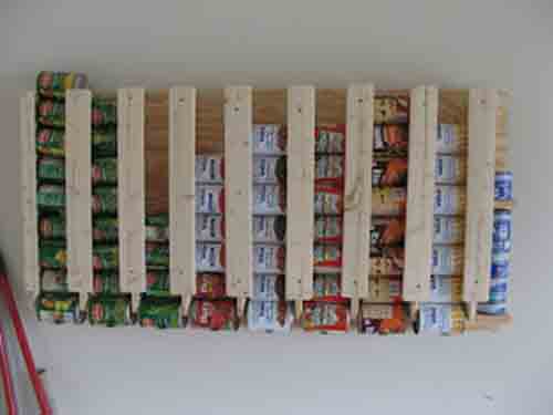 How To Build Your Own Canned Food Storage Rack