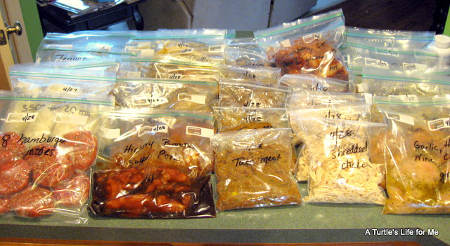 Freezer Meals - 4 Hours 46 meals For $95