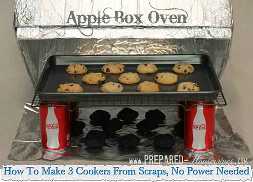 How To Make 3 Cookers From Scraps, No Power Needed