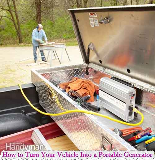 How to Turn Your Vehicle Into a Portable Generator