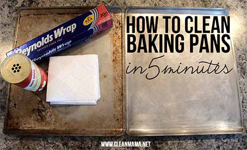 How To Clean Baking Sheets + Pans In 5 Minutes
