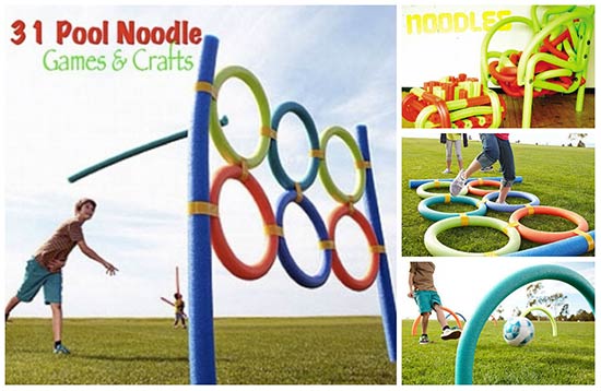 31 Cool Games & Crafts Using Pool Noodles