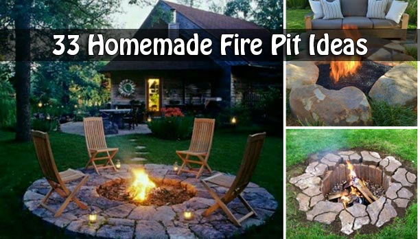 33 Homemade Fire Pit Ideas