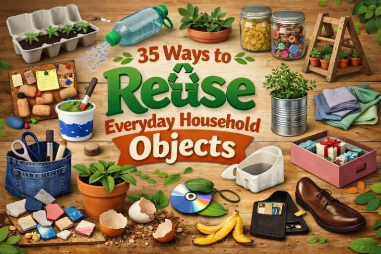 35 Ways To Reuse Everyday Household Objects