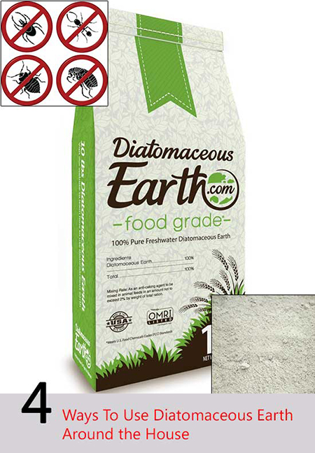 4 Ways To Use Diatomaceous Earth Around Your Home