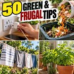 50 Living Green and Frugal Tips for a Sustainable
