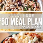 $50 One Week Meal Plan For A Family Of Four