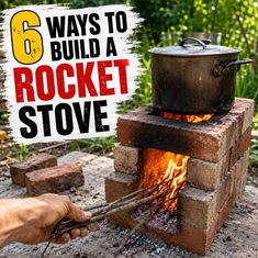 6 Ways To Build A Rocket Stove 6 Ways To Build A Rocket Stove
