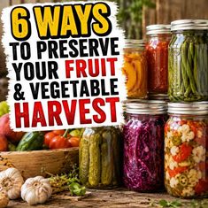 6 Ways to Preserve Your Fruit and Vegetable Harvest 6 Ways to Preserve Your Fruit and Vegetable Harvest