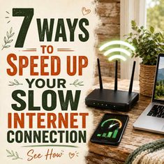 7 Ways To Speed Up Your Slow Internet Connection