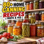 80+ Recipes For Home Canning (Fruits & Vegetables)
