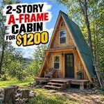 A Two-Story A-Frame Cabin For $1200