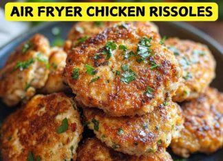 Air Fryer Chicken Rissoles Air Fryer Chicken Rissoles
