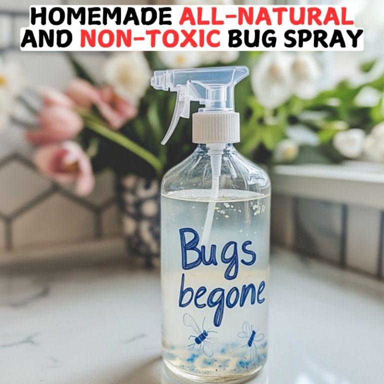 Homemade All-Natural And Non-Toxic Bug Spray!