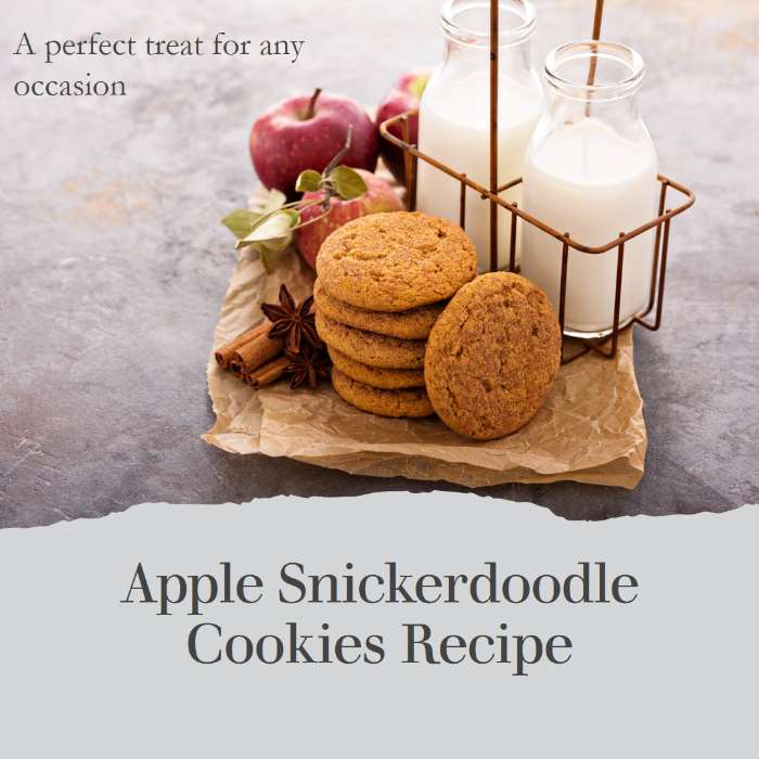 Apple Snickerdoodle Cookies