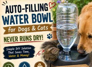 Auto Filling Water Bowl For Dogs & Cats Auto Filling Water Bowl