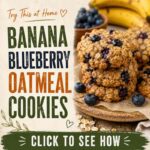 Banana Blueberry Oatmeal Cookies
