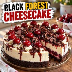 Black Forest Cheesecake Black Forest Cheesecake Recipe: A Decadent Twist on a Classic Dessert