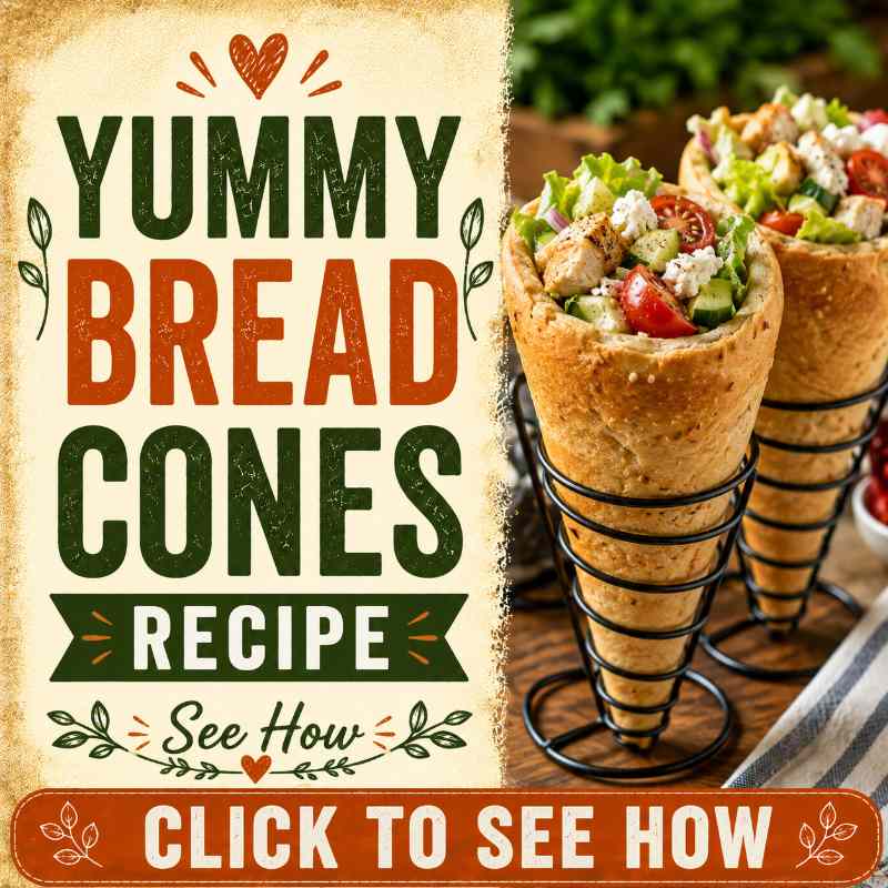 Bread Cones Recipe