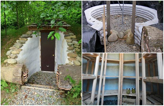 Cheap and Easy Earthbag Root Cellar Project 