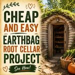 Cheap and Easy Earthbag Root Cellar Project