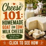 Cheese 101_ Homemade Goat (or cow) Milk Cheese