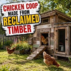 Chicken Coop Made From Reclaimed Timber Chicken Coop Made From Reclaimed Timber