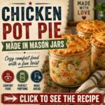 Chicken Pot Pie Made In Mason Jars