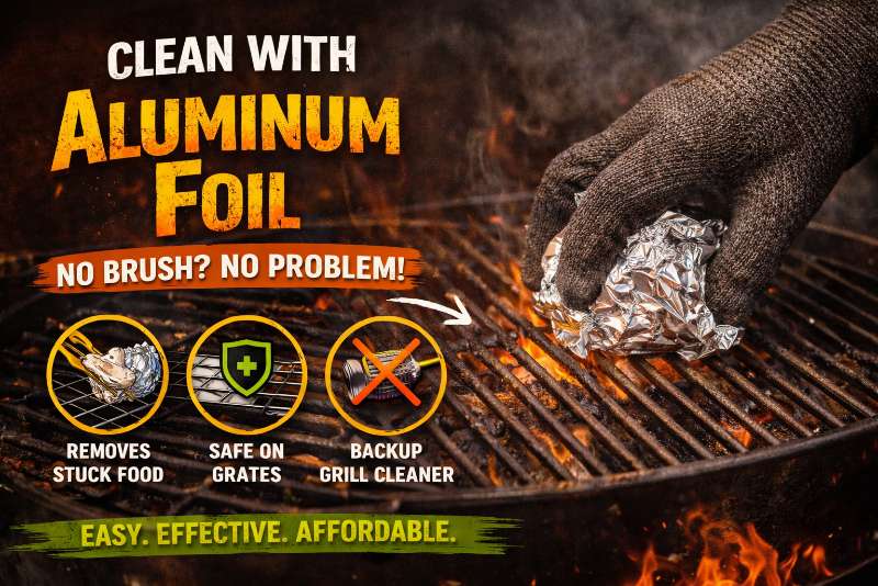 🪵 Step 5: Clean With Aluminum Foil
