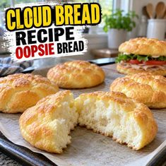 Cloud Bread (Oopsie Bread) Cloud Bread: The Light, Fluffy Bread Alternative You’ll Love!