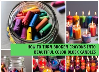 How To Turn Broken Crayons Into Beautiful Color Block Candles How To Turn Broken Crayons Into Beautiful Color Block Candles