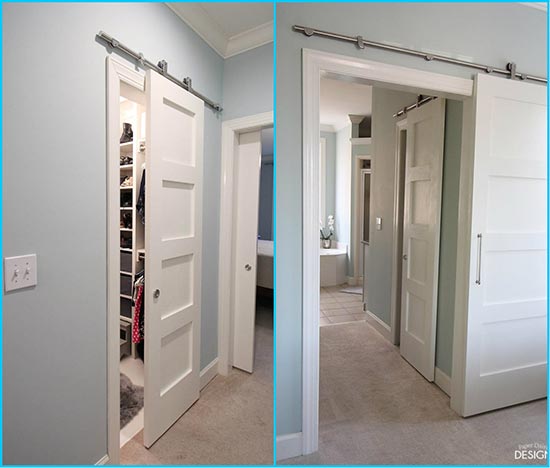 Build it: Contemporary 4-Panel Barn Door for $50