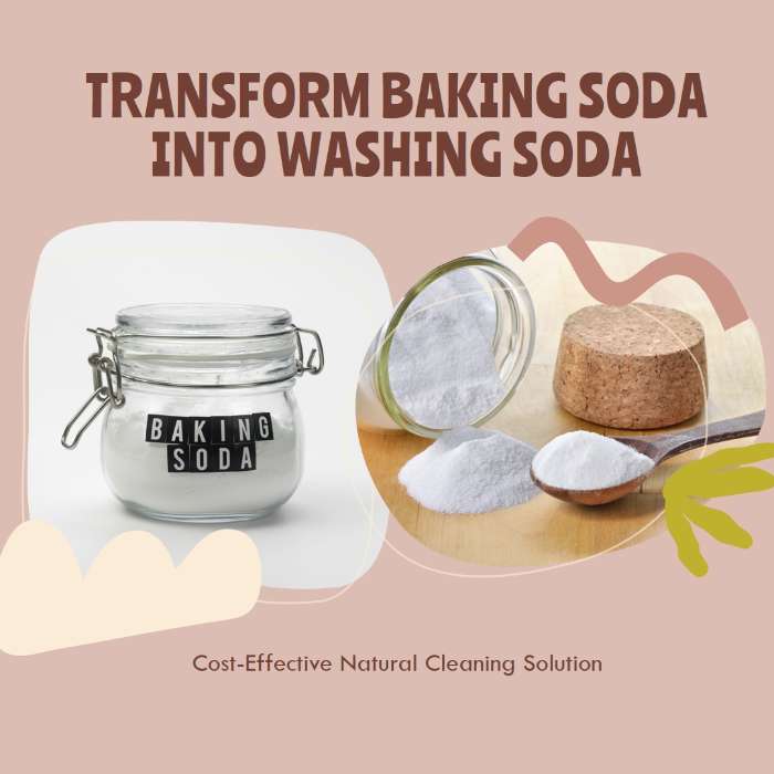 Converting Baking Soda to Washing Soda