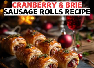 Cranberry & Brie Sausage Rolls Cranberry & Brie Sausage Rolls Recipe